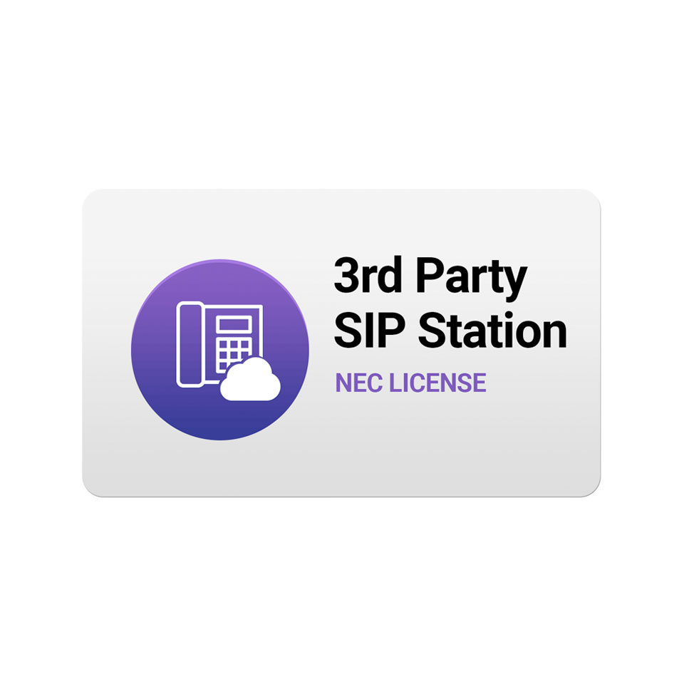 NEC SL2100 SIP 3rd Party 1-Port Station License BE116746