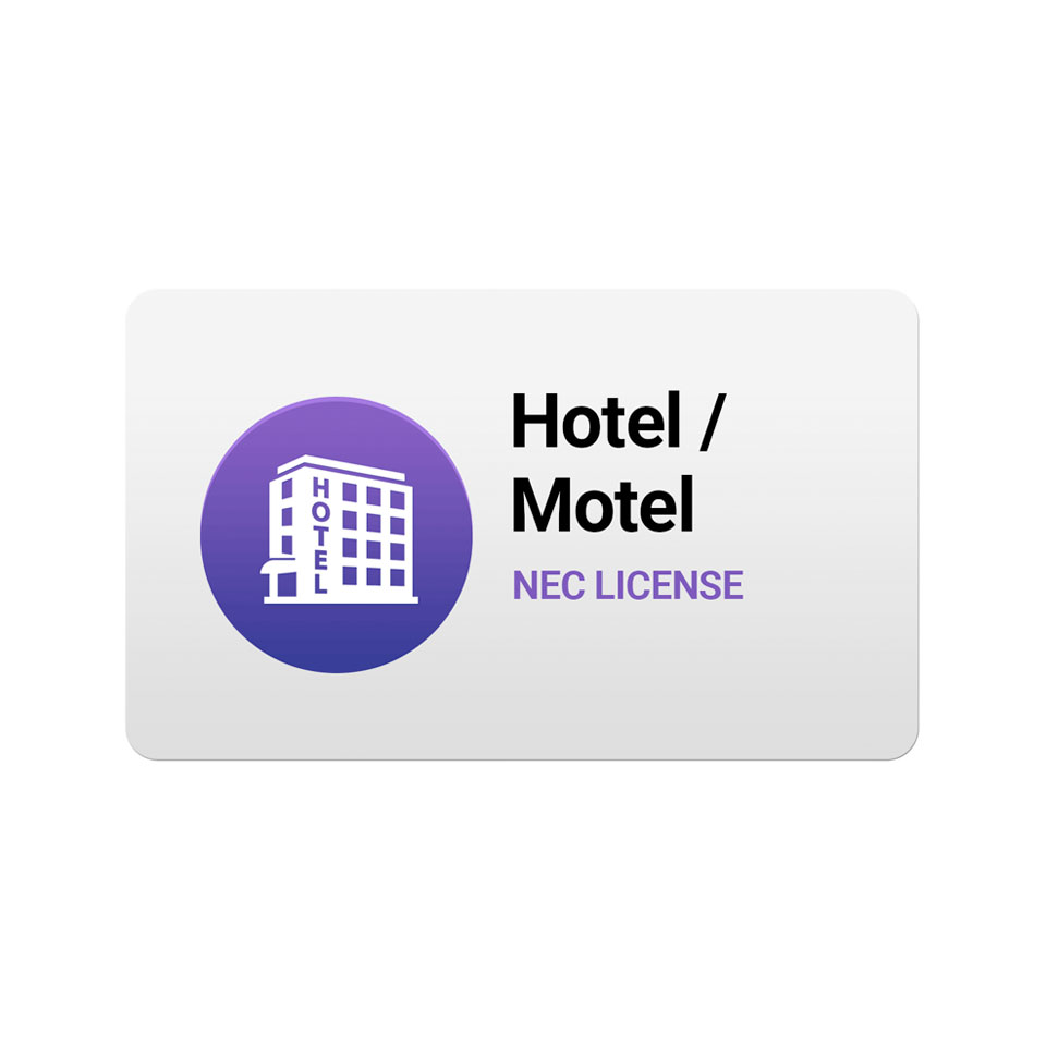 NEC SL2100 Hotel/Motel License BE116753