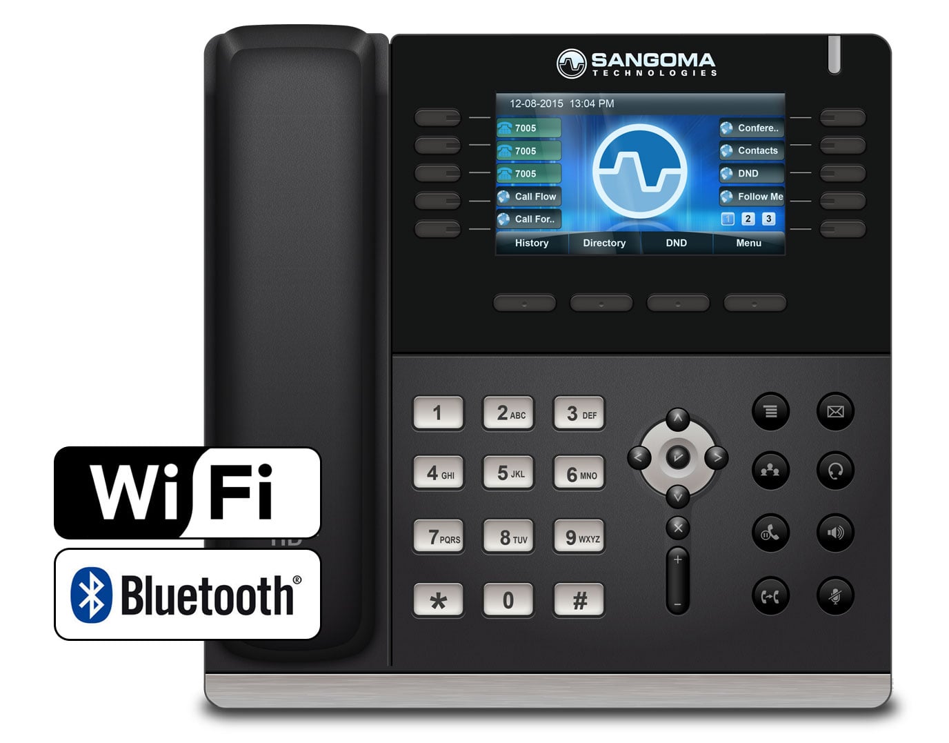 Sangoma S705 Large 4.3" Color Screen 45 Key VoIP Phone